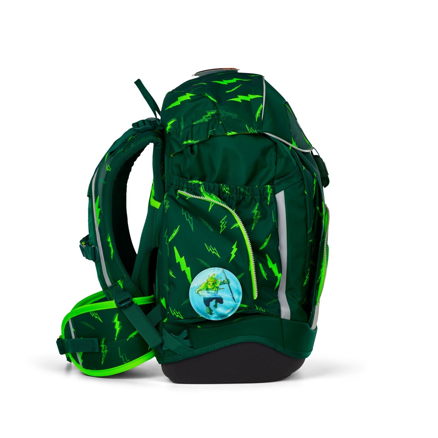 Ergobag Maxi Schulrucksack Set 6tlg. Bärtastisch COLOR FLASH