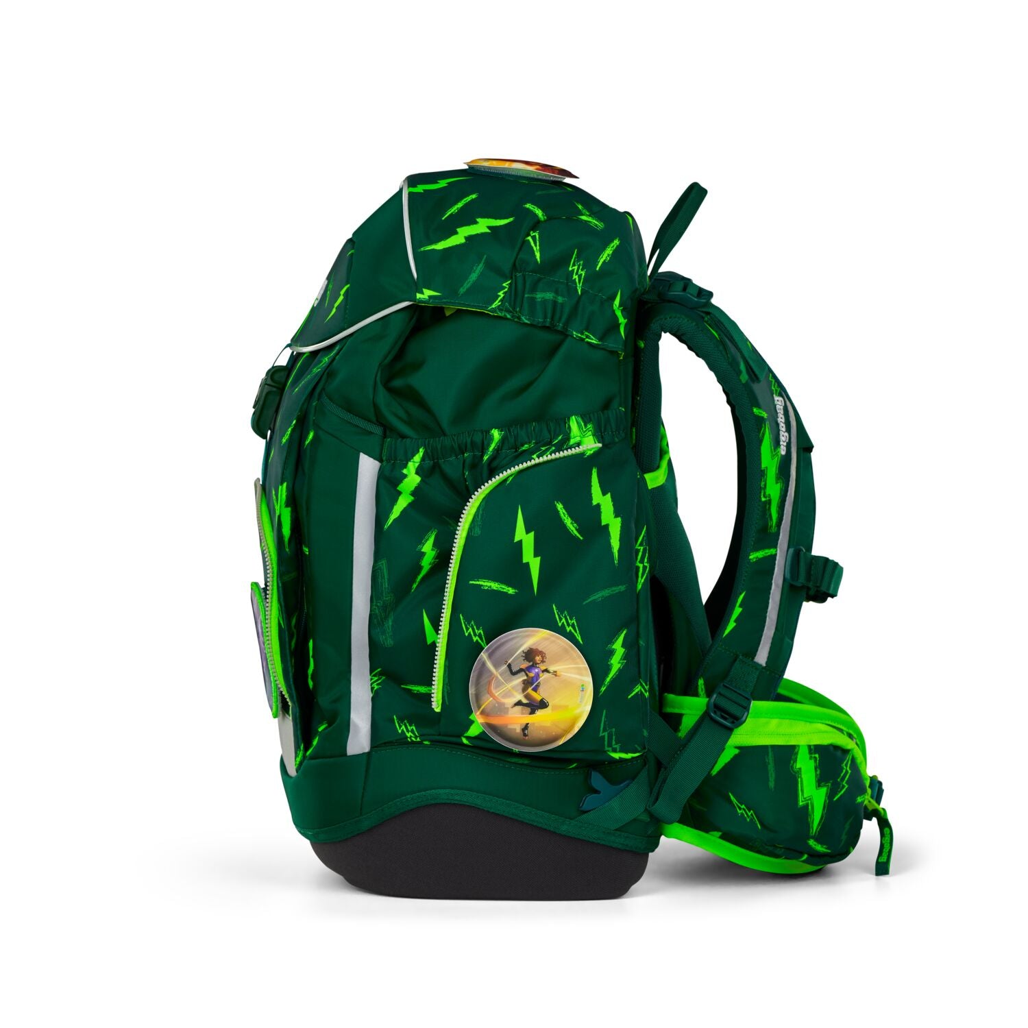 Ergobag Maxi Schulrucksack Set 6tlg. Bärtastisch COLOR FLASH