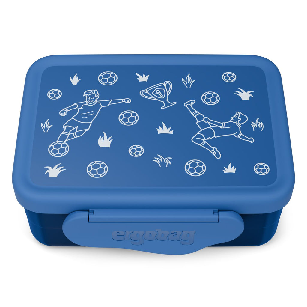 Ergobag Edelstahl Brotdose Fussball