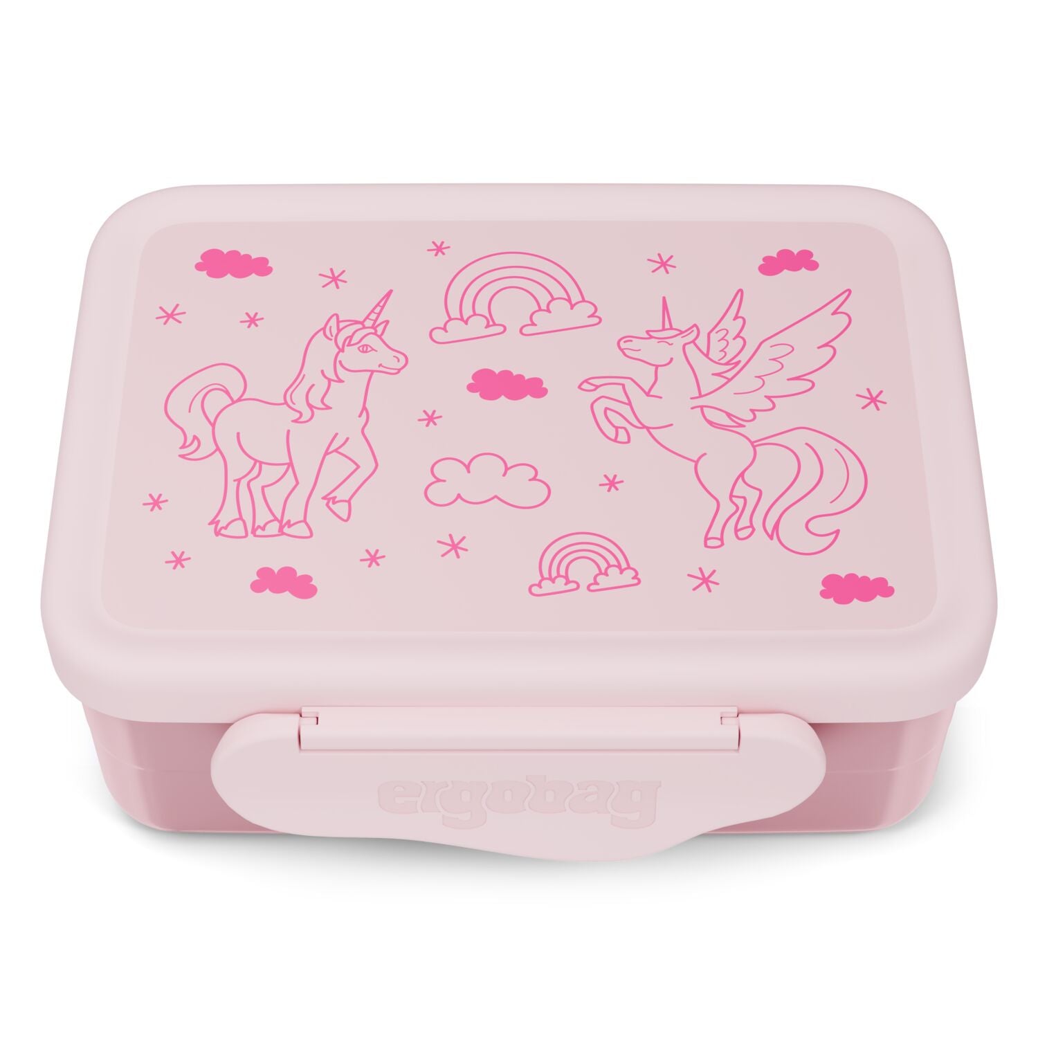 Ergobag Edelstahl Brotdose Einhorn