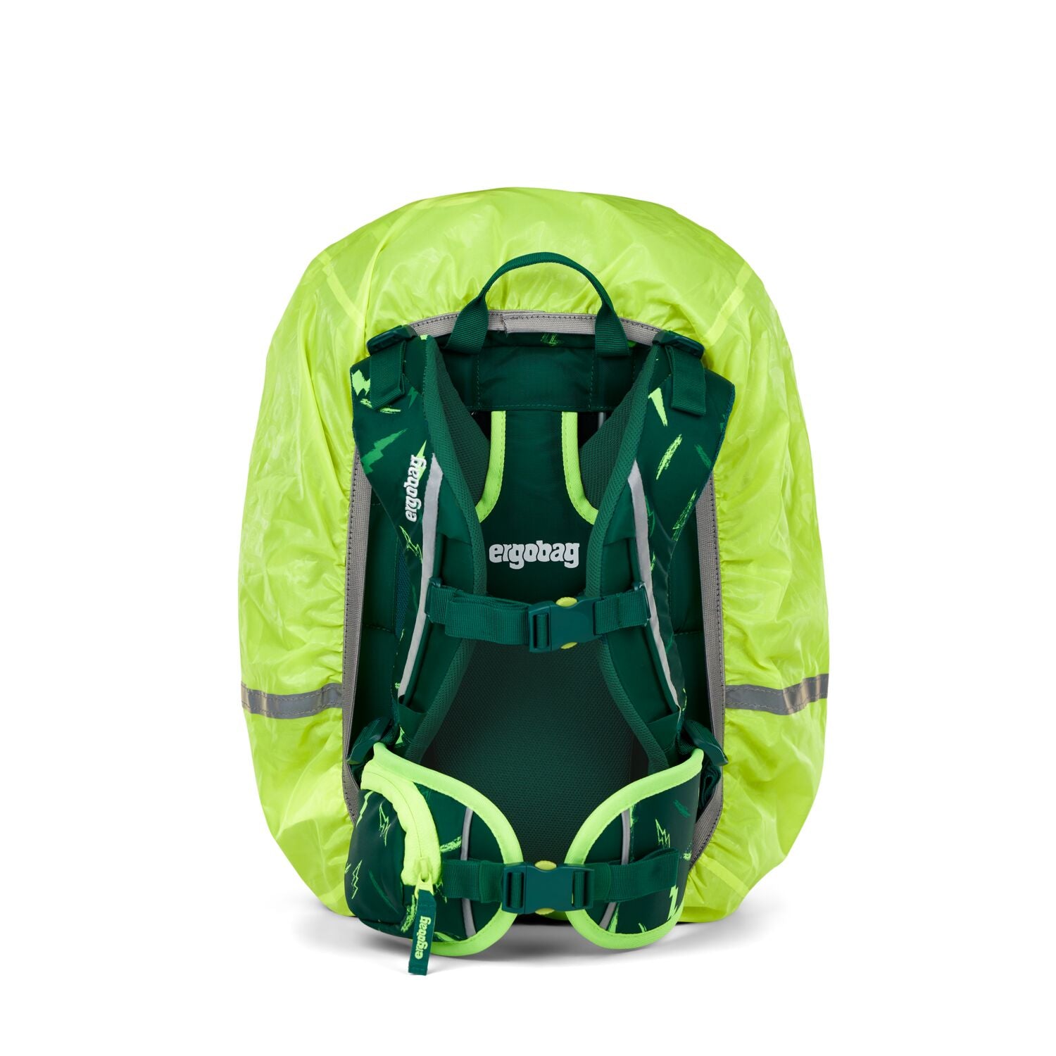 Ergobag Regenschutzhülle Regencape für Schulranzen, gelb
