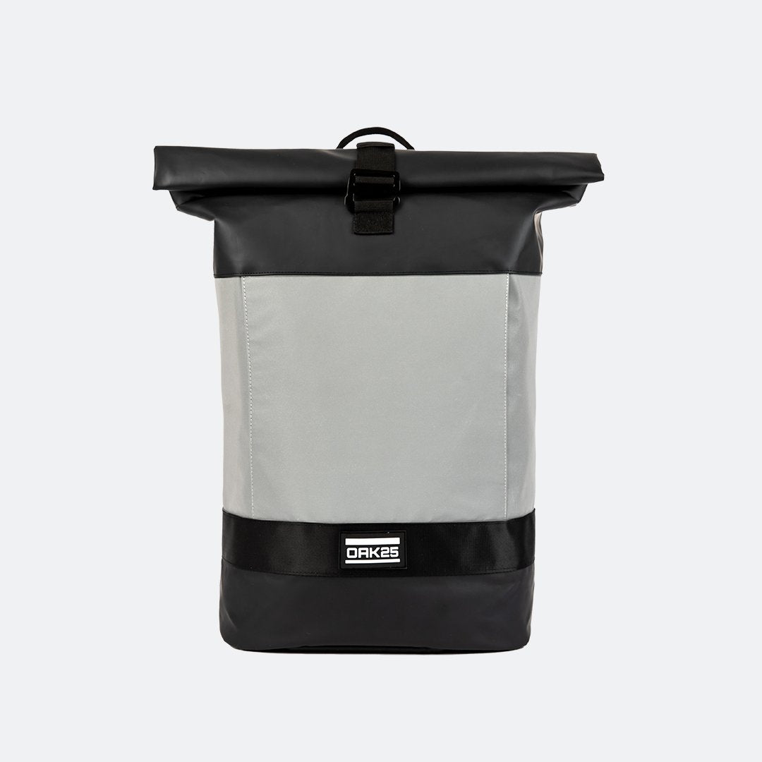 Oak25 Rucksack Reflective Rolltop Black