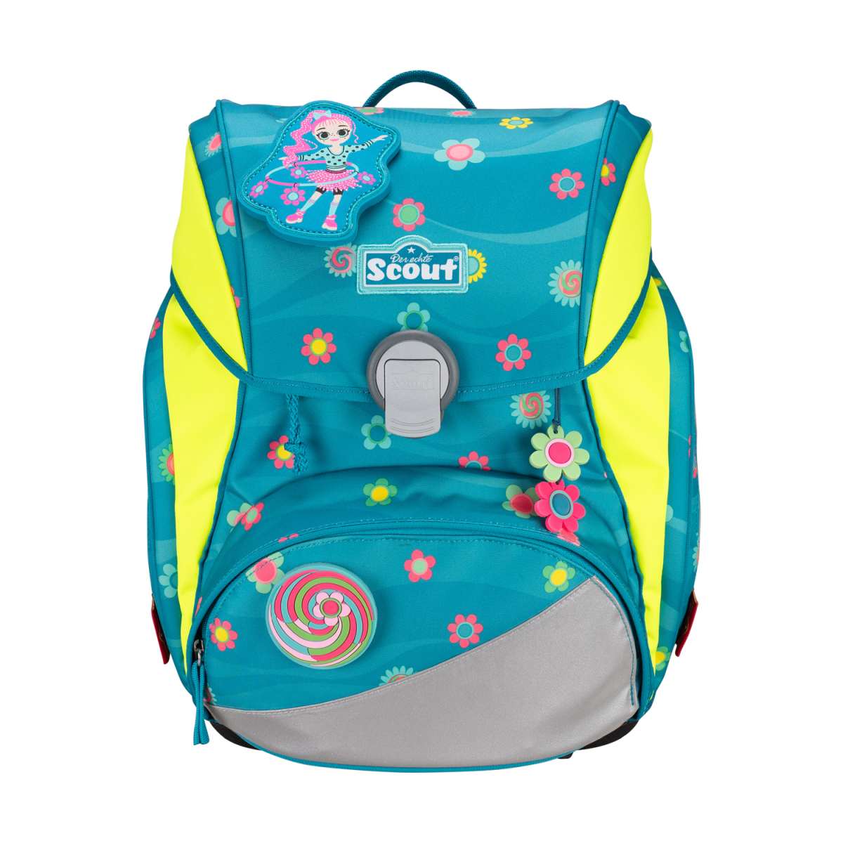 Scout Alpha Schulranzen-Set 4tlg. Little Flowers