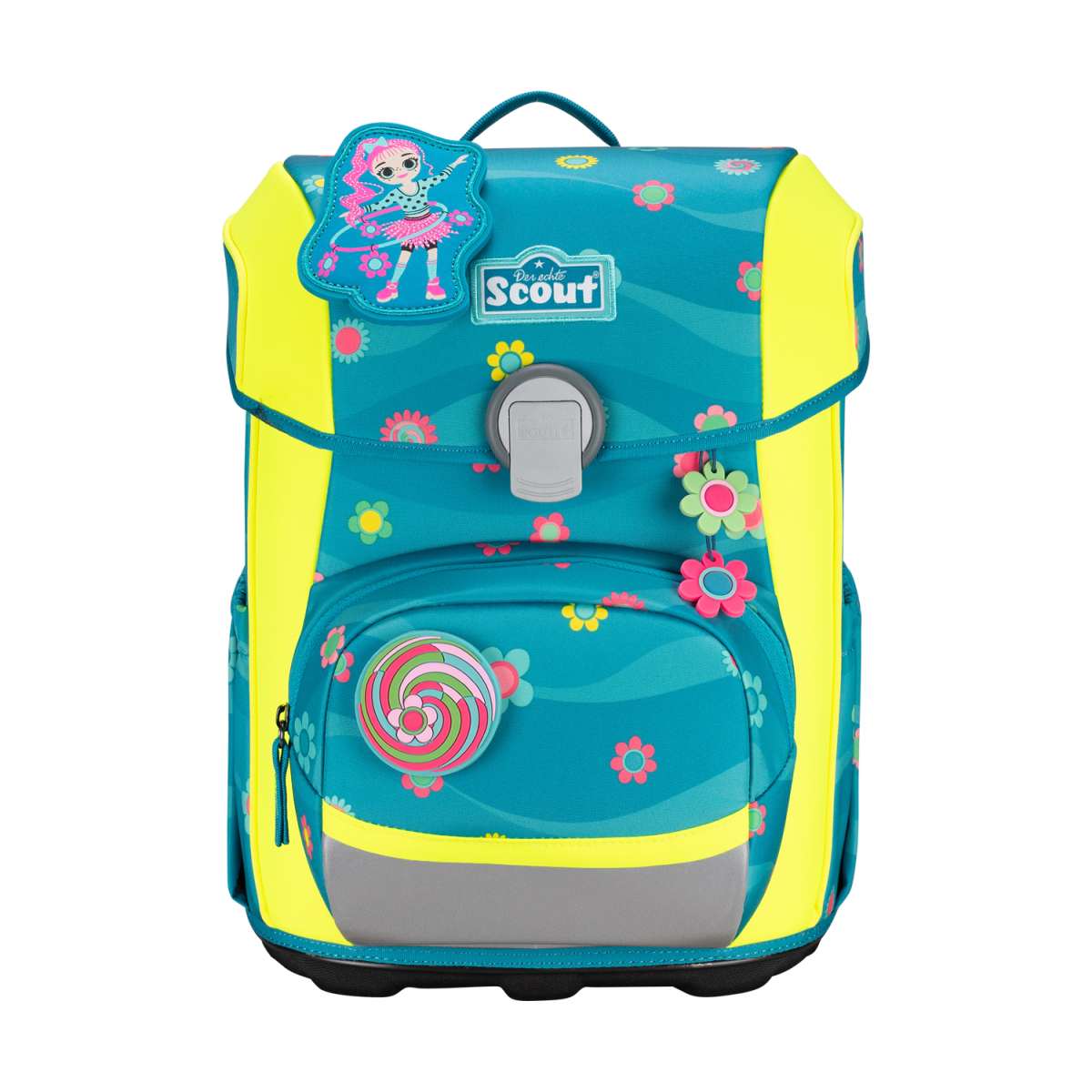 Scout Neo DIN Schulranzenset 4tlg. Little Flowers