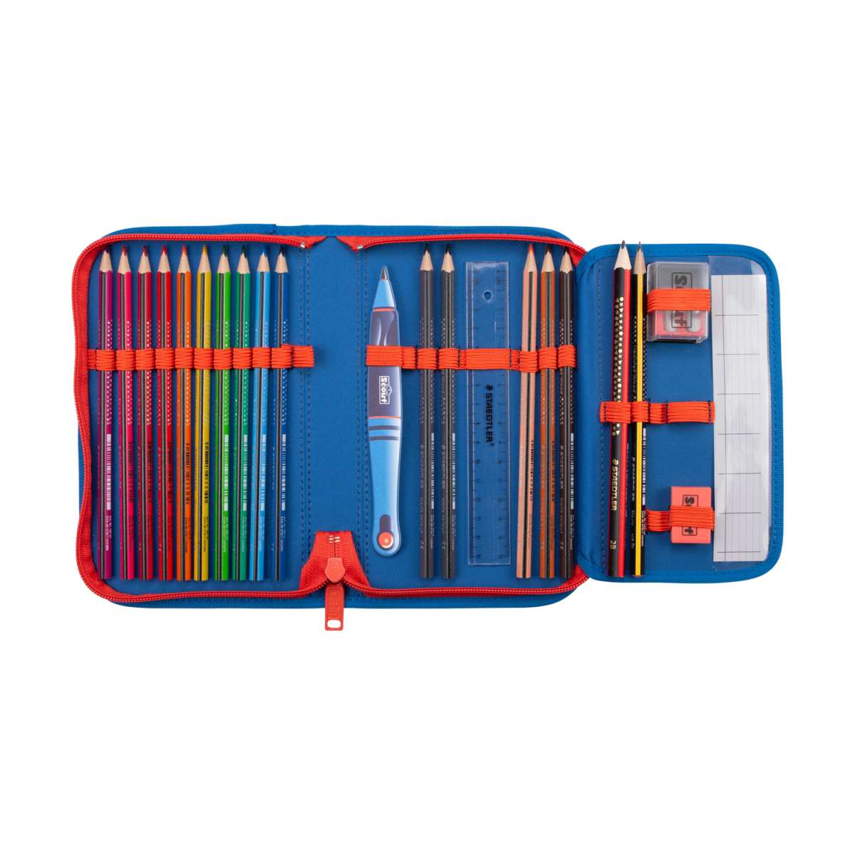 Scout Neo Superflash Schulranzenset 4tlg. Blue Dino