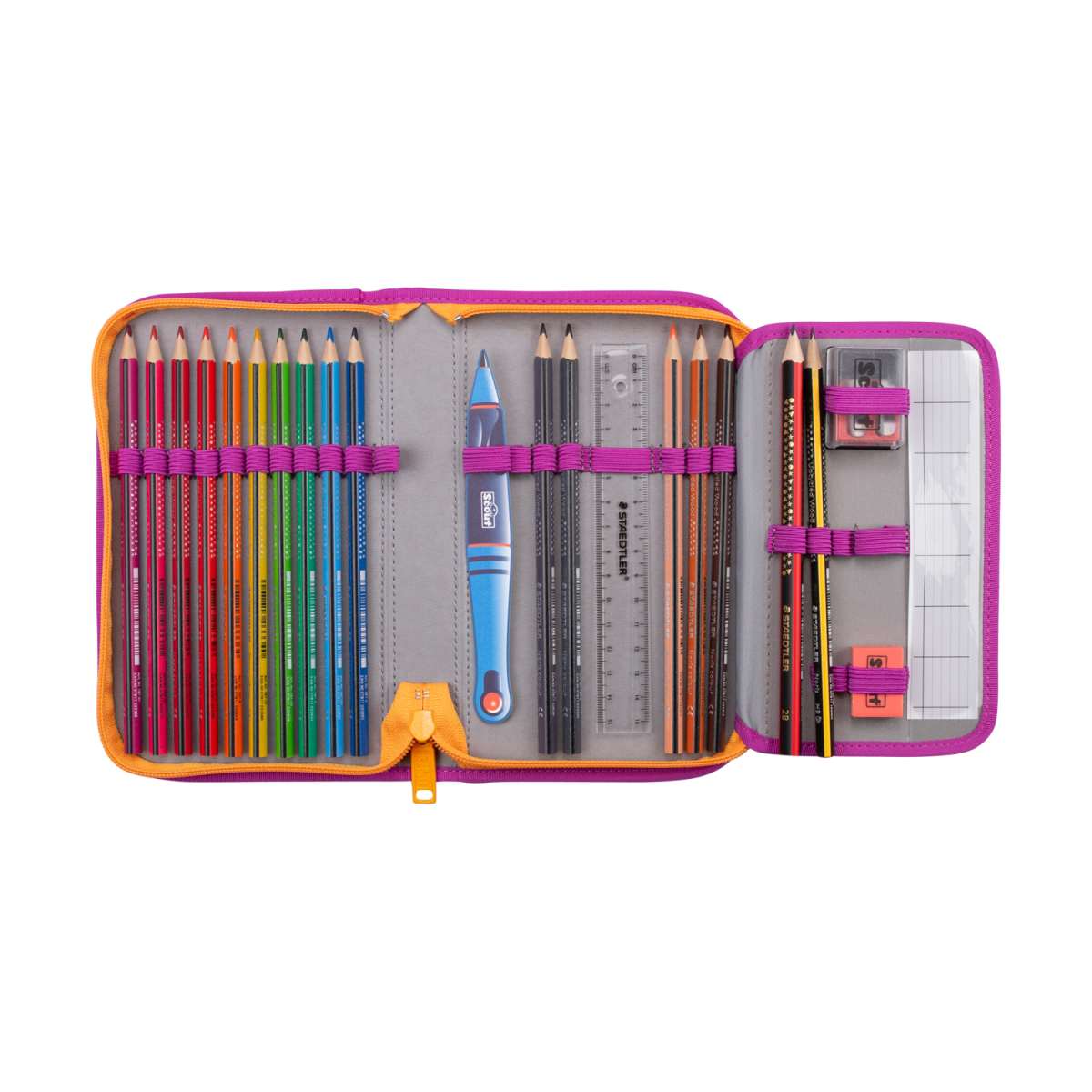 Scout Alpha Superflash Schulranzen-Set 4tlg. Fantasy