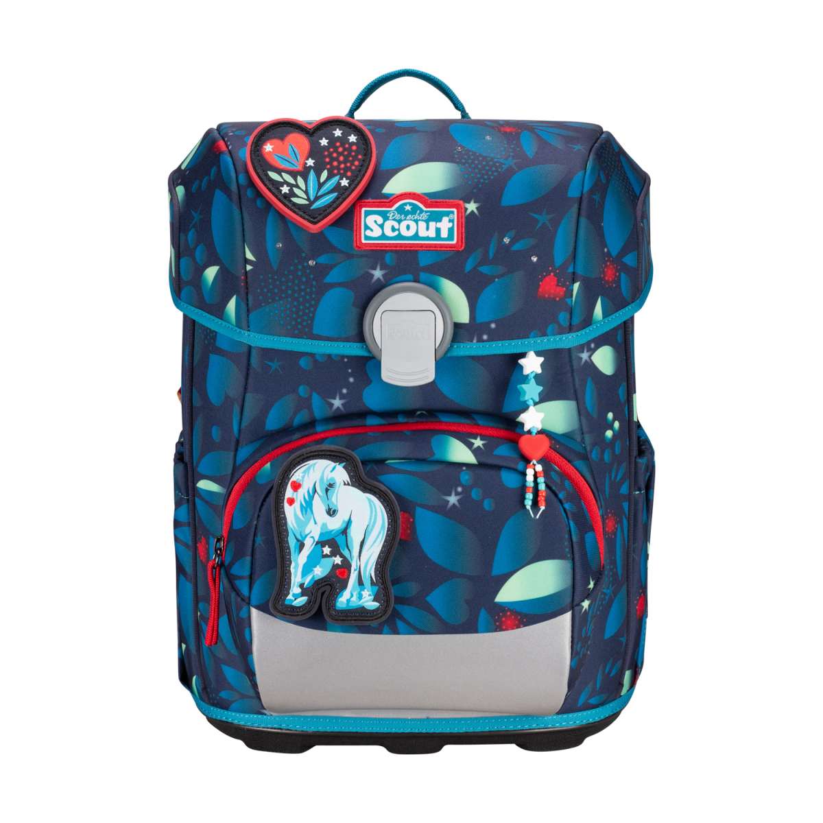 Scout Neo LED Schulranzenset 4tlg. White Unicorn