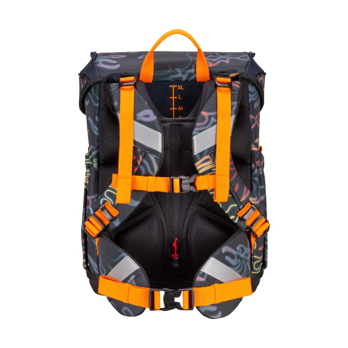 Scout Neo Safety Light Schulranzenset 4tlg. Flames