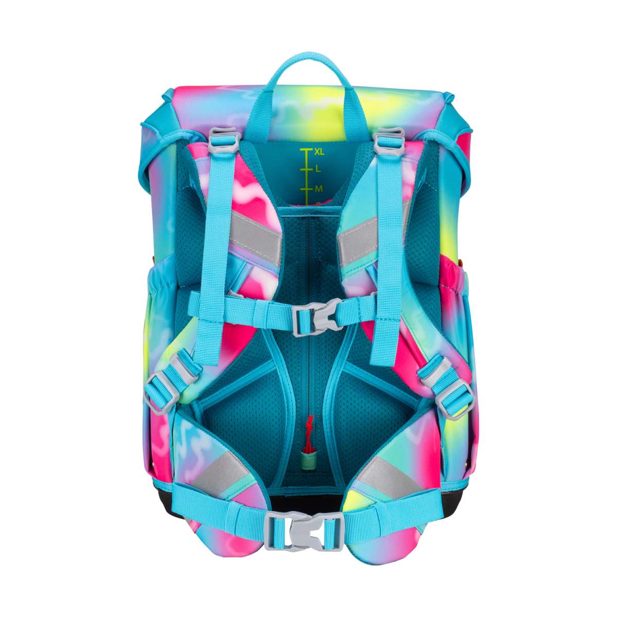 Scout Neo Safety Light Schulranzenset 4tlg. Happy Rainbow