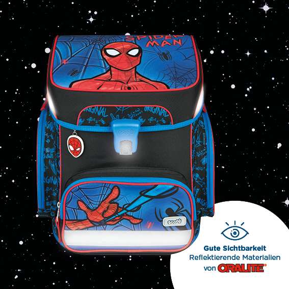 Scooli EasyFit Schulranzen Set 5tlg. Spider-Man