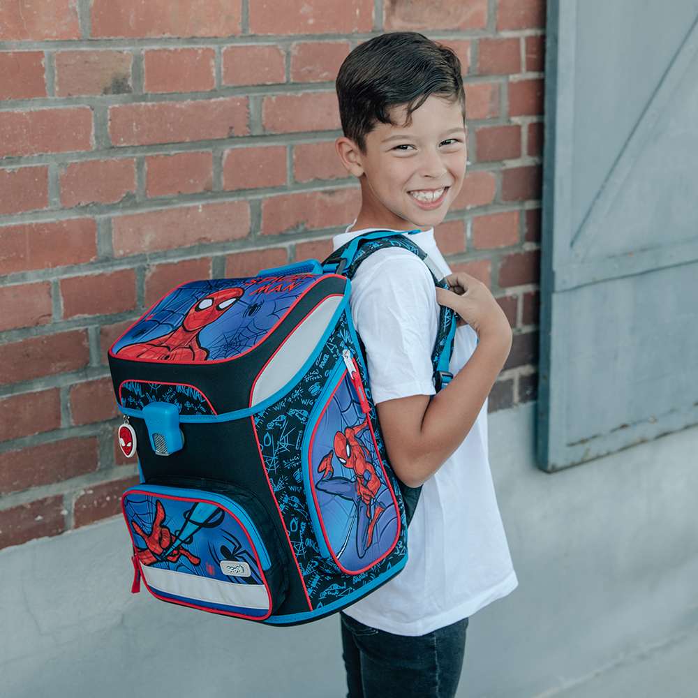 Scooli EasyFit Schulranzen Set 5tlg. Spider-Man