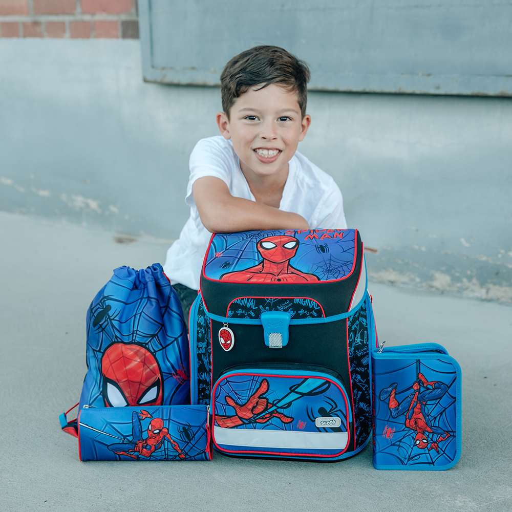 Scooli EasyFit Schulranzen Set 5tlg. Spider-Man