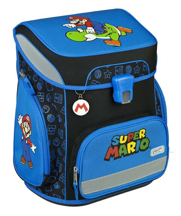 Scooli EasyFit Schulranzen Set 5tlg. Super Mario