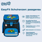 Scooli EasyFit Schulranzen Set 5tlg. Super Mario