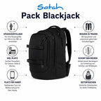 Satch Pack Schulrucksack Blackjack