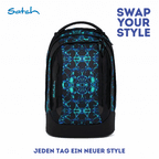 Satch Pack Schulrucksack Caleido Blue