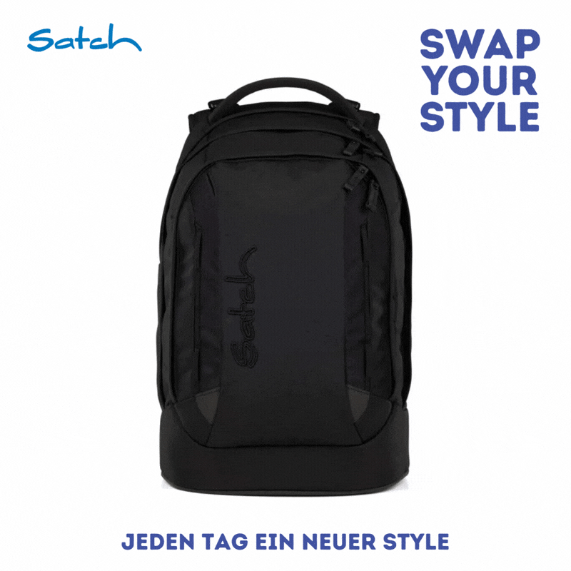 Satch Pack Schulrucksack Nordic Black