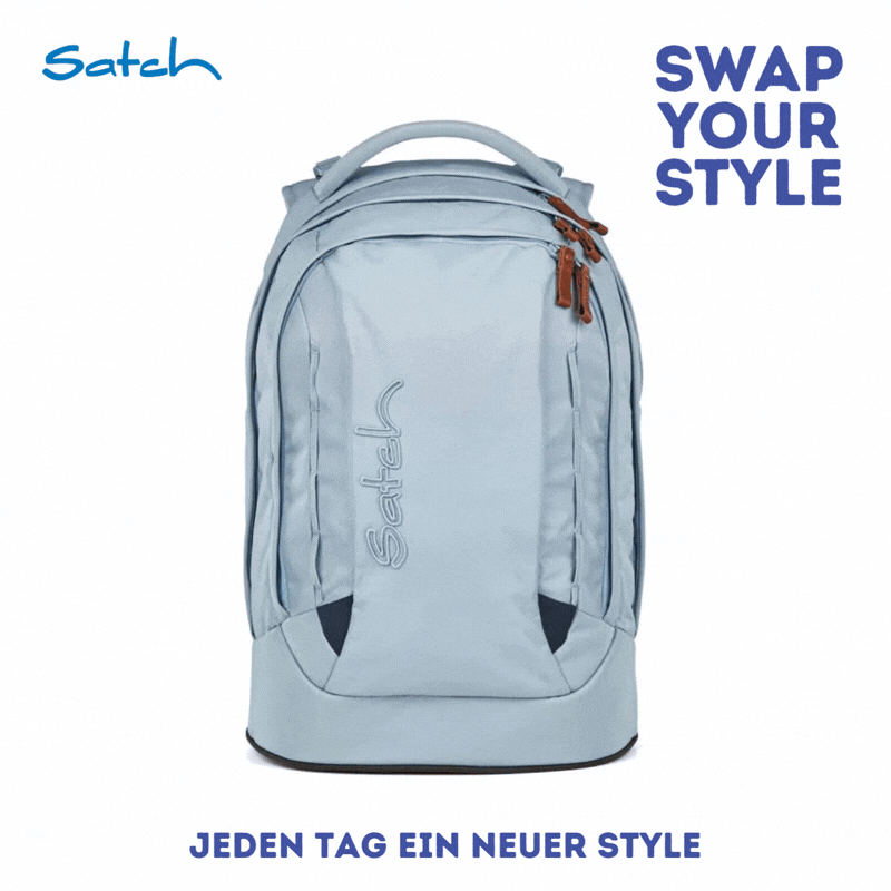 Satch Pack Schulrucksack Nordic Ice Blue