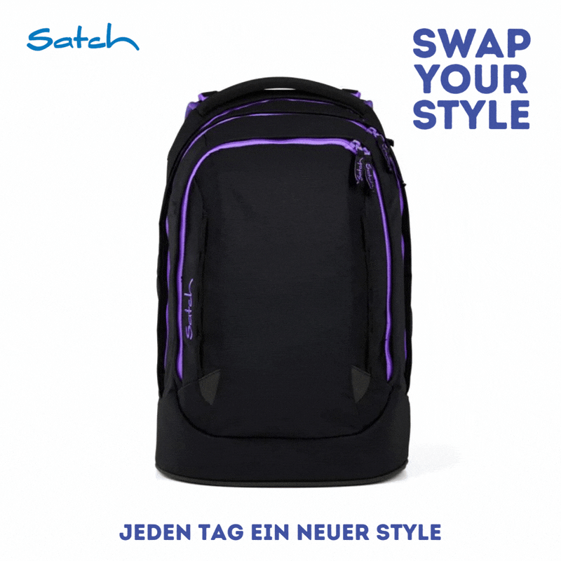 Satch Pack Schulrucksack Purple Phantom