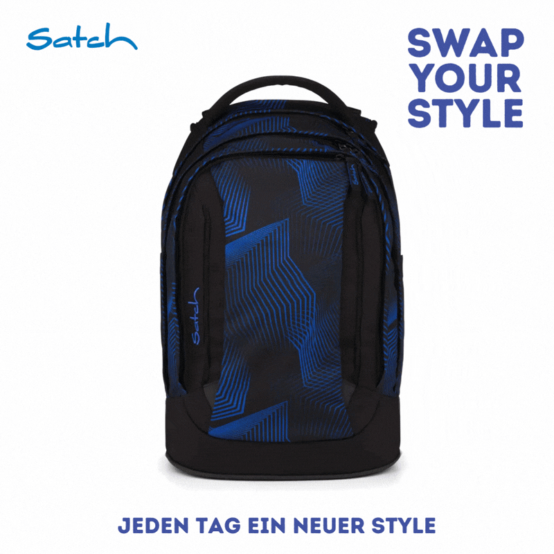 Satch Pack Schulrucksack Seismic Blue