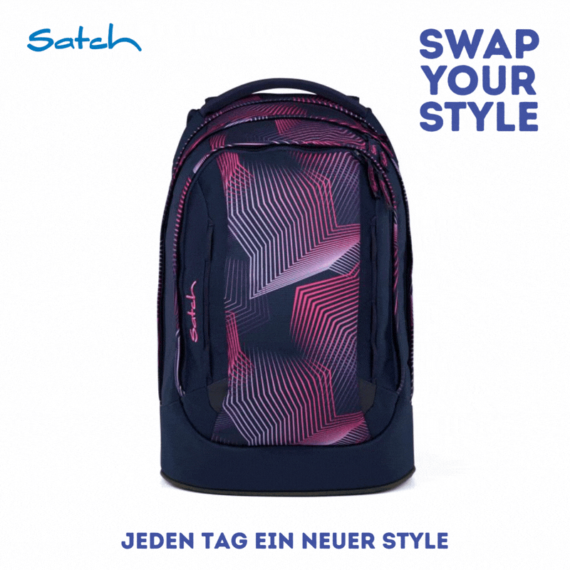 Satch Pack Schulrucksack Seismic Pink