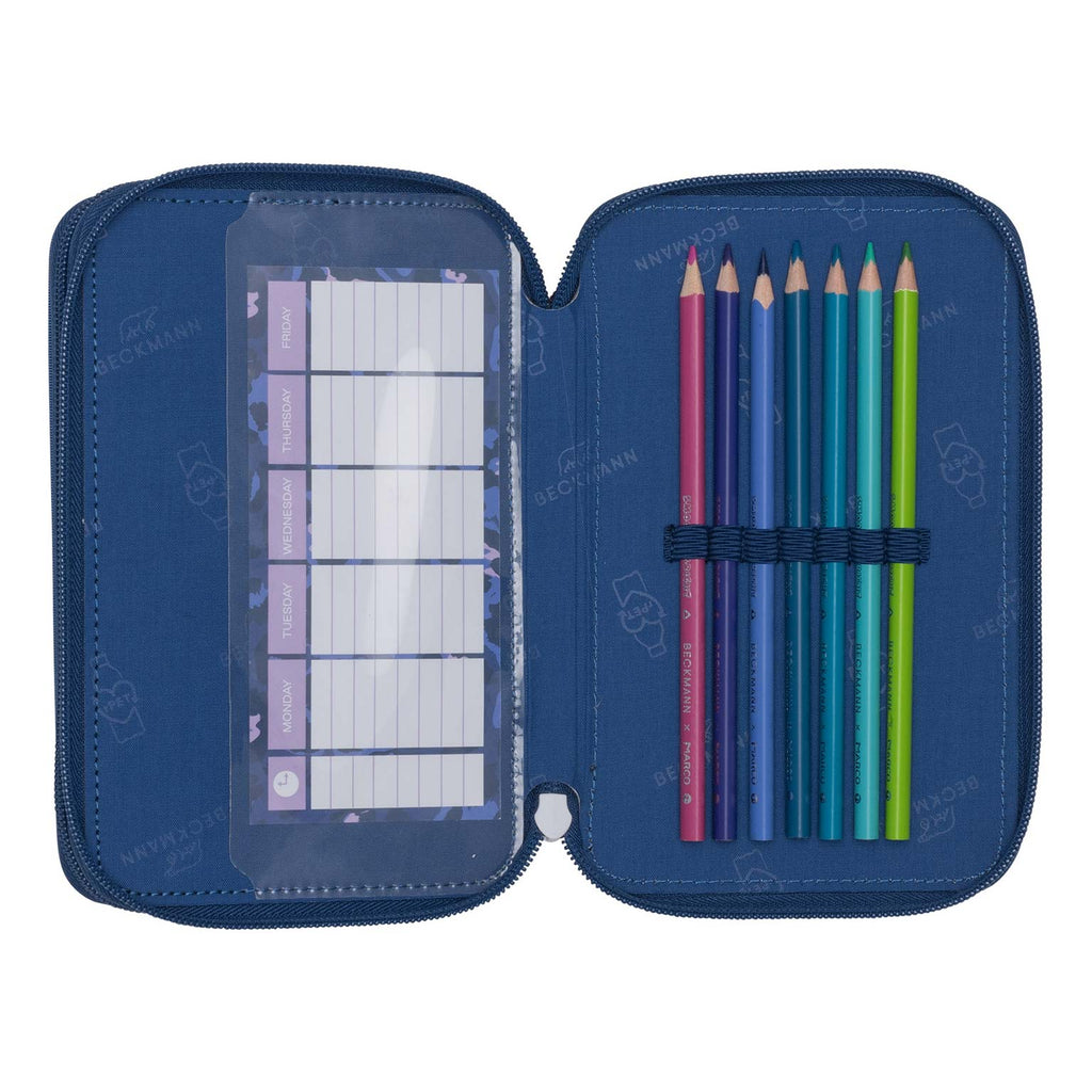 Beckmann 3-fach Federmäppchen Cheetah