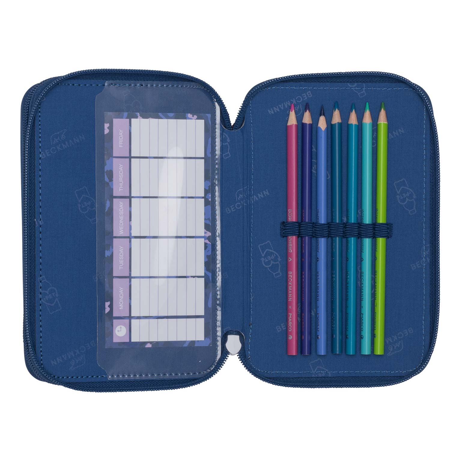 Beckmann 3-fach Federmäppchen Cheetah