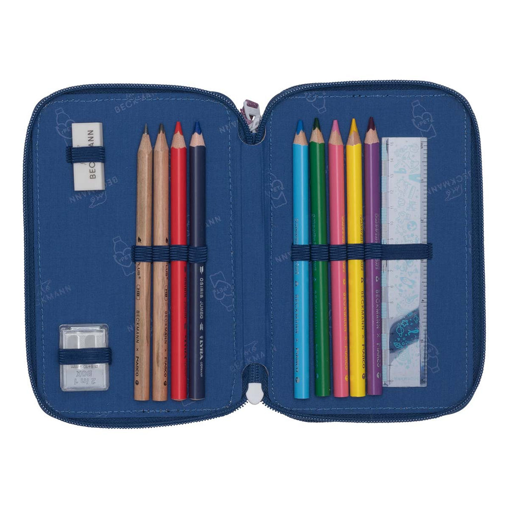 Beckmann 3-fach Federmäppchen Cheetah