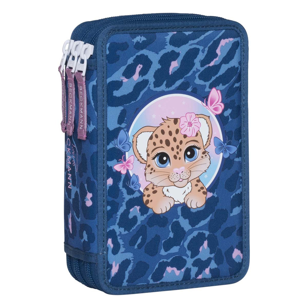 Beckmann 3-fach Federmäppchen Cheetah