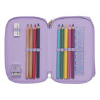 Beckmann 3-fach Federmäppchen Unicorn Princess Purple