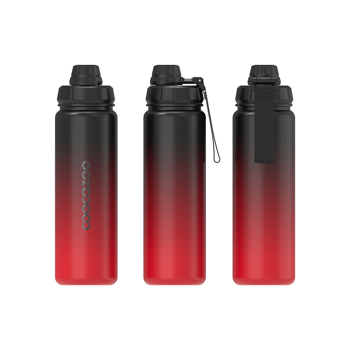 Coocazoo Edelstahl Trinkflasche Gradient Red