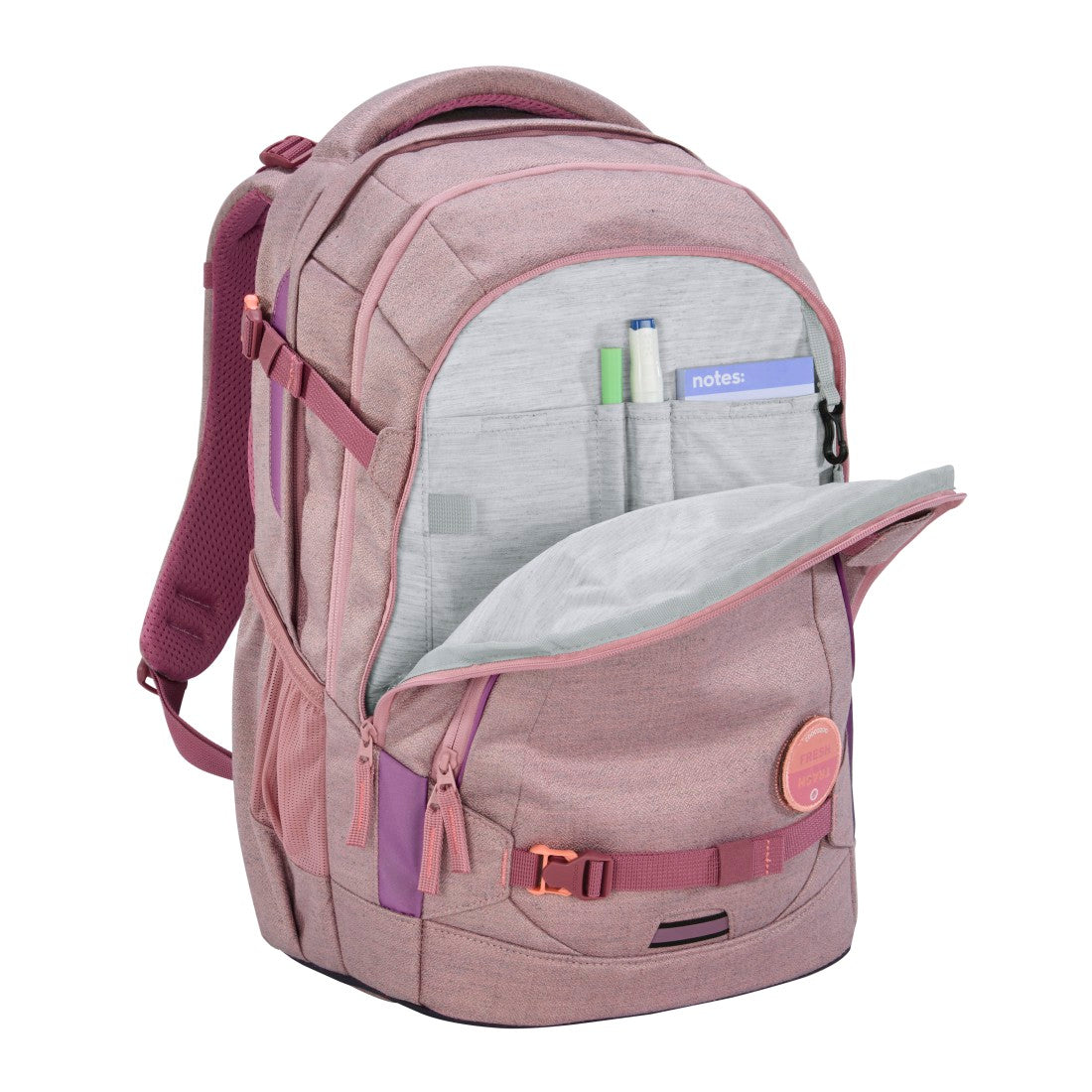Coocazoo Mate Schulrucksack Mixed Faded Rose
