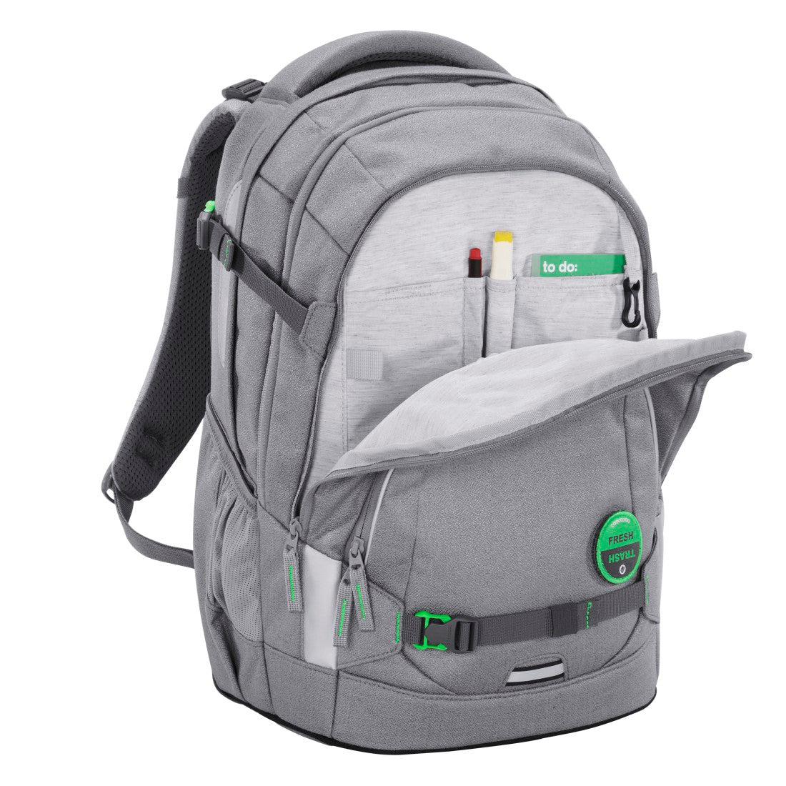 Coocazoo Mate Schulrucksack Mixed Silver Dust