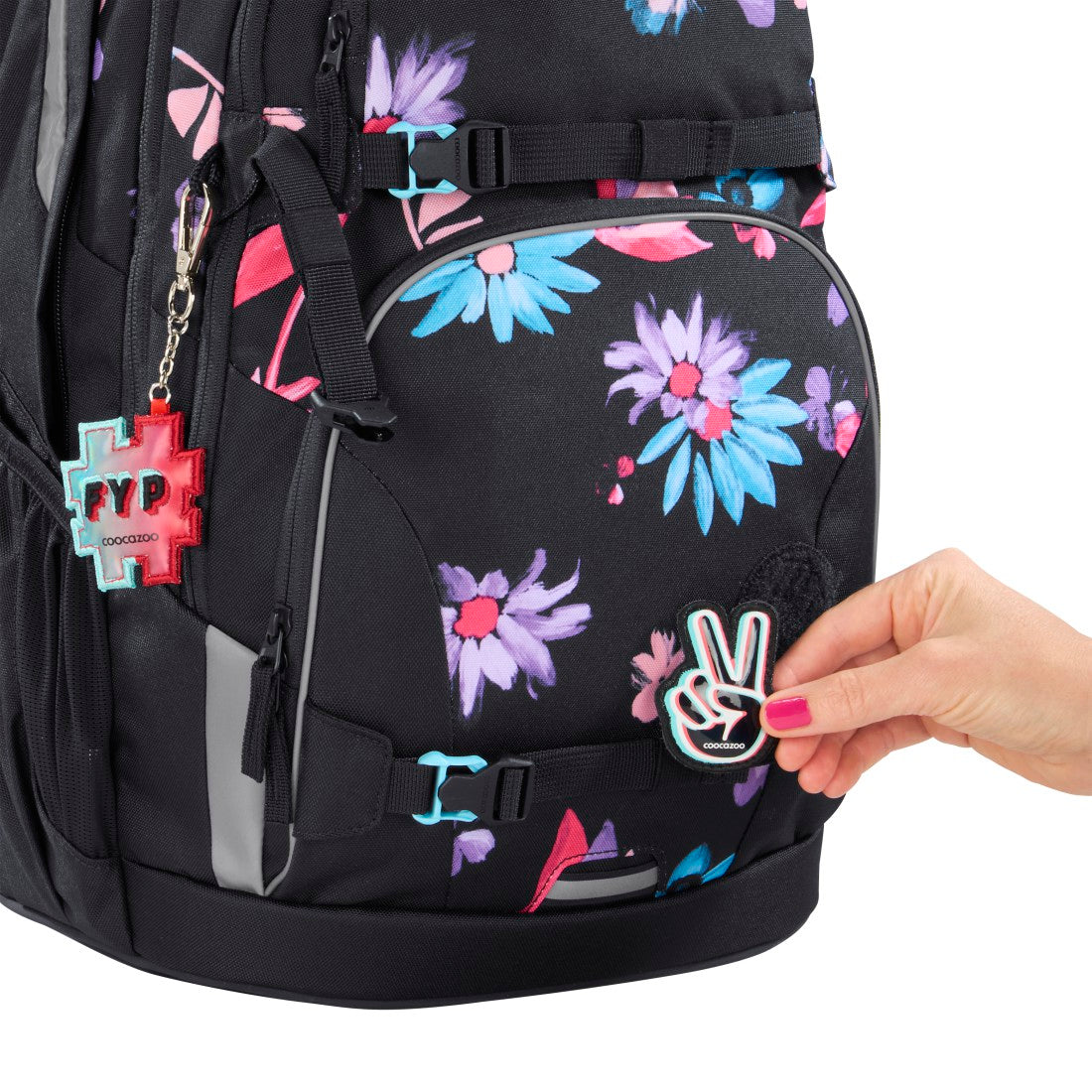 Coocazoo Porter Schulrucksack Floral Artnight