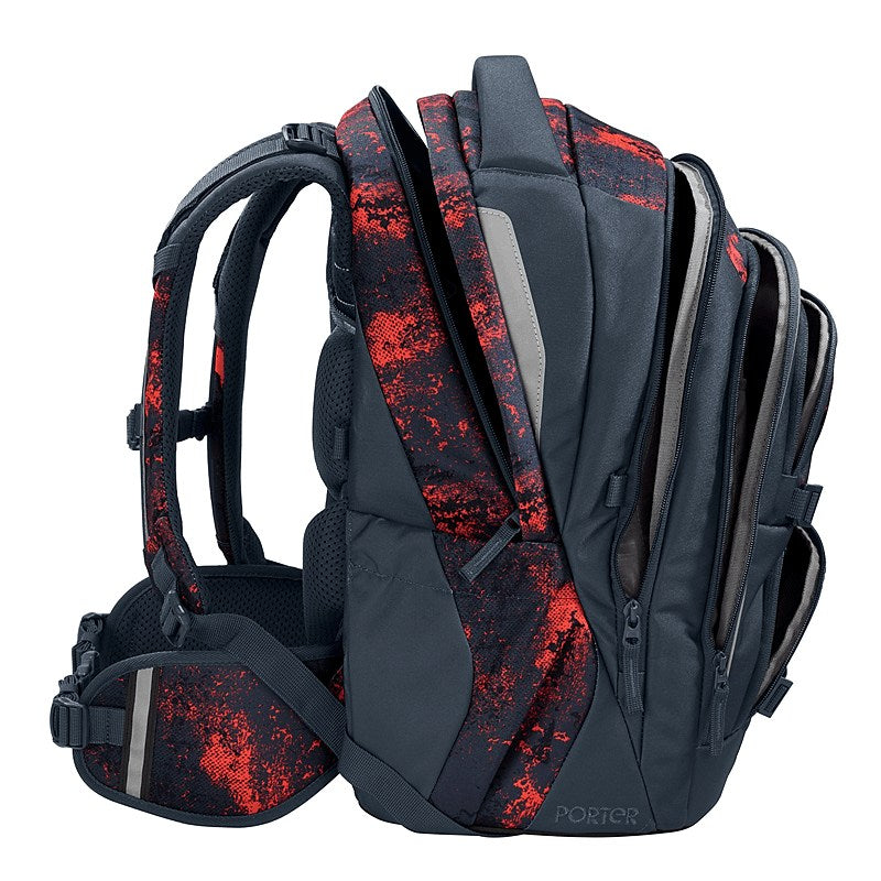 Coocazoo Porter Schulrucksack Broken Black