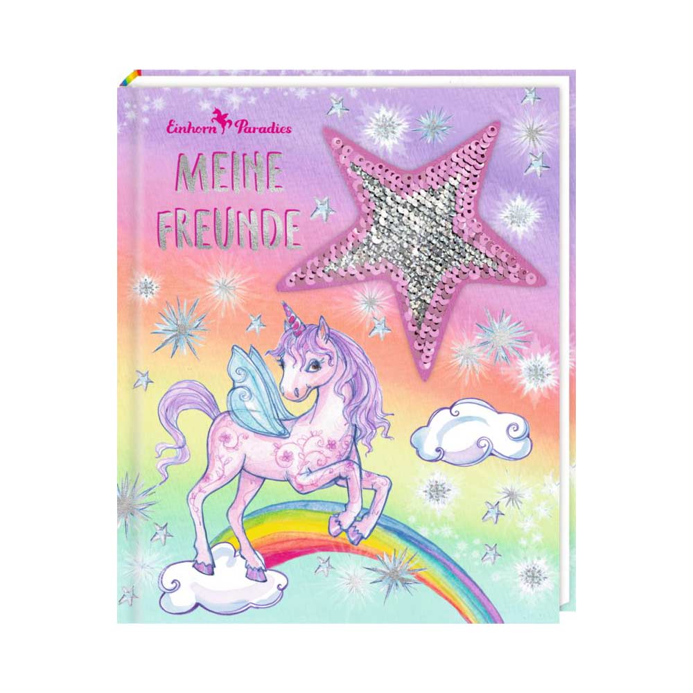Freundebuch "Meine Freunde" Einhorn-Paradies