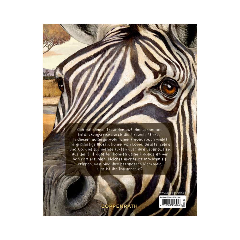 Freundebuch "Meine Freunde" Wilde Tiere Afrikas