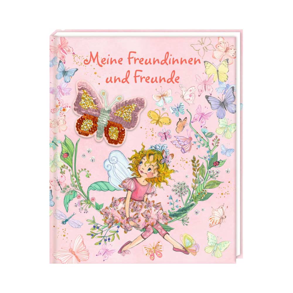 Freundebuch Prinzessin Lillifee "Meine Freundinnen & Freunde" (mit Wendepailletten)