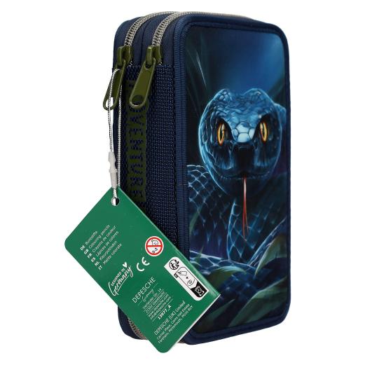 Depesche 2-fach Federmäppchen Adventure World Schlange