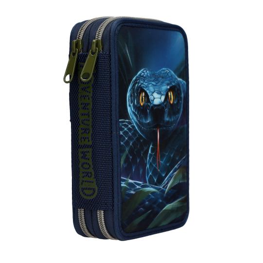 Depesche 2-fach Federmäppchen Adventure World Schlange