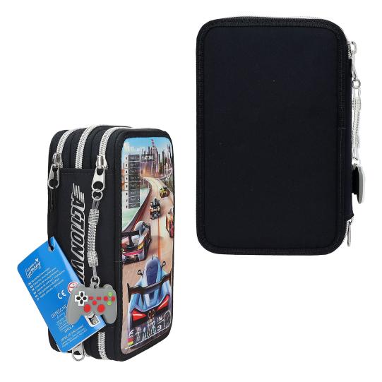 Depesche 3-fach Federmäppchen Action World Gaming