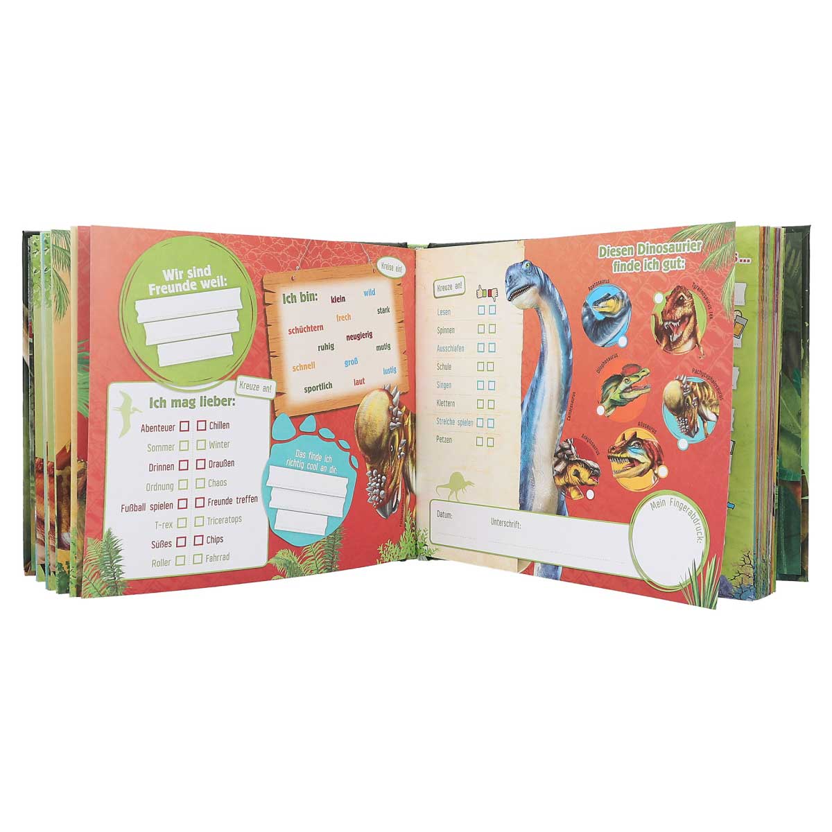 Freundebuch Dino World 12401