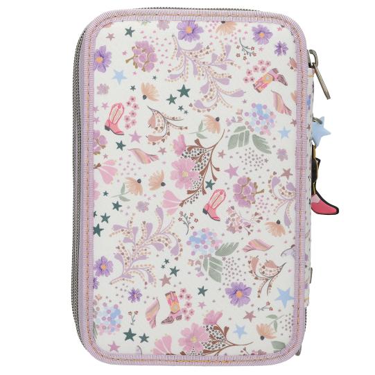 Depesche TopModel 3-fach Federmäppchen Cowgirl