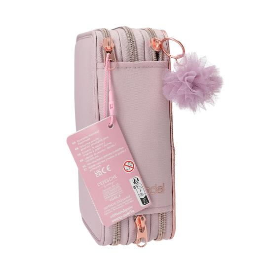 Depesche TopModel 3-fach Federmäppchen Viva Violet