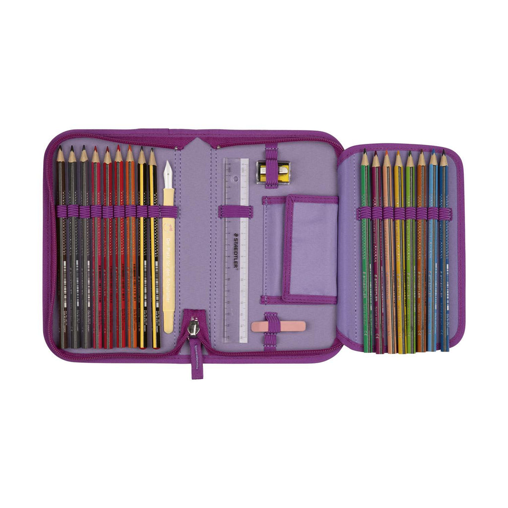 DerDieDas ErgoFlex Tiny Schulranzen-Set Purple Unicorn 5tlg.