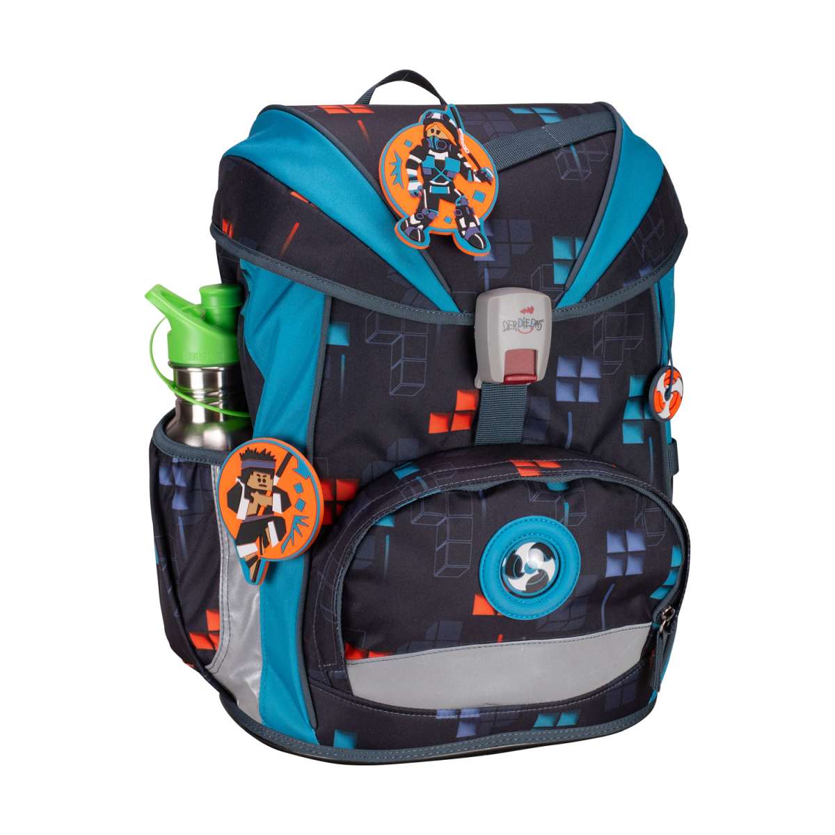 DerDieDas ErgoFlex Ninja Fighter Schulranzen-Set 5tlg.