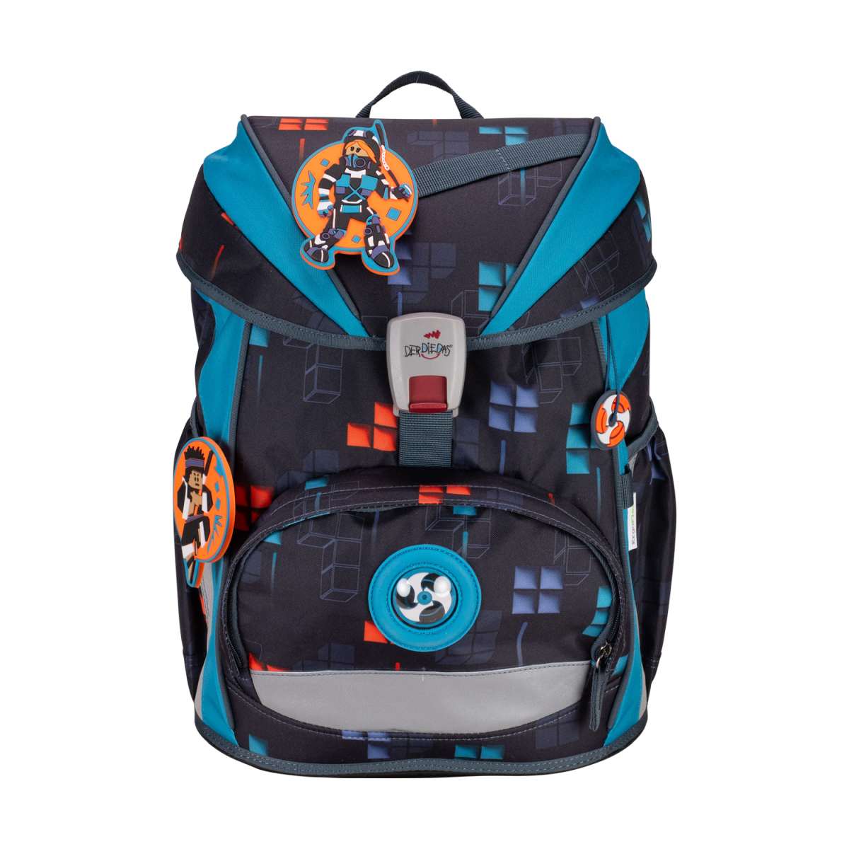 DerDieDas ErgoFlex Ninja Fighter Schulranzen-Set 5tlg.