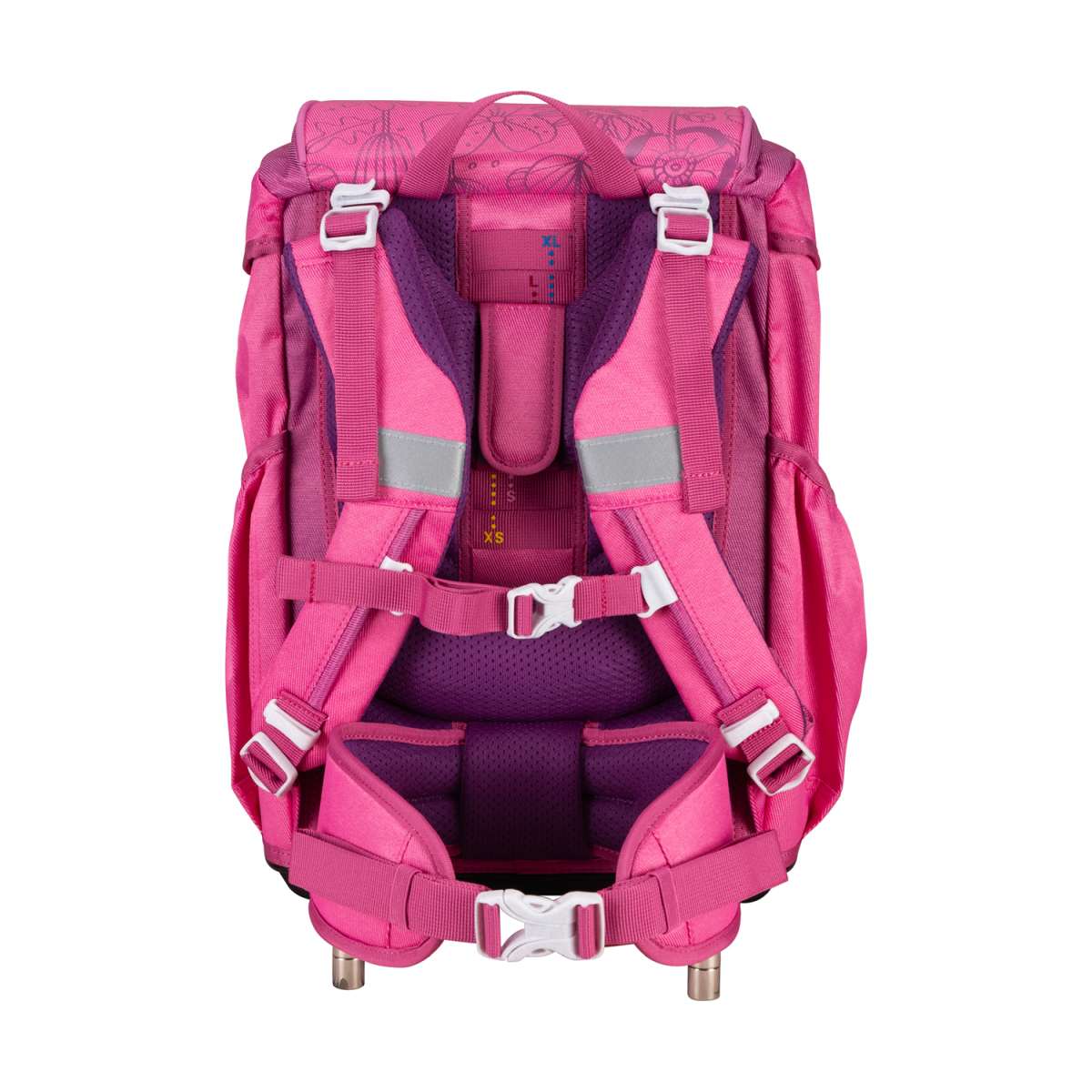 DerDieDas ErgoFlex ECO Schulranzen-Set 5tlg. Pink Planet