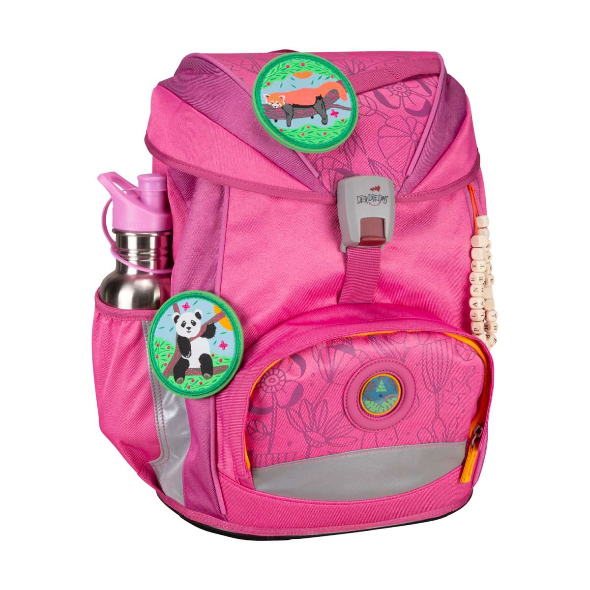 DerDieDas ErgoFlex ECO Schulranzen-Set 5tlg. Pink Planet