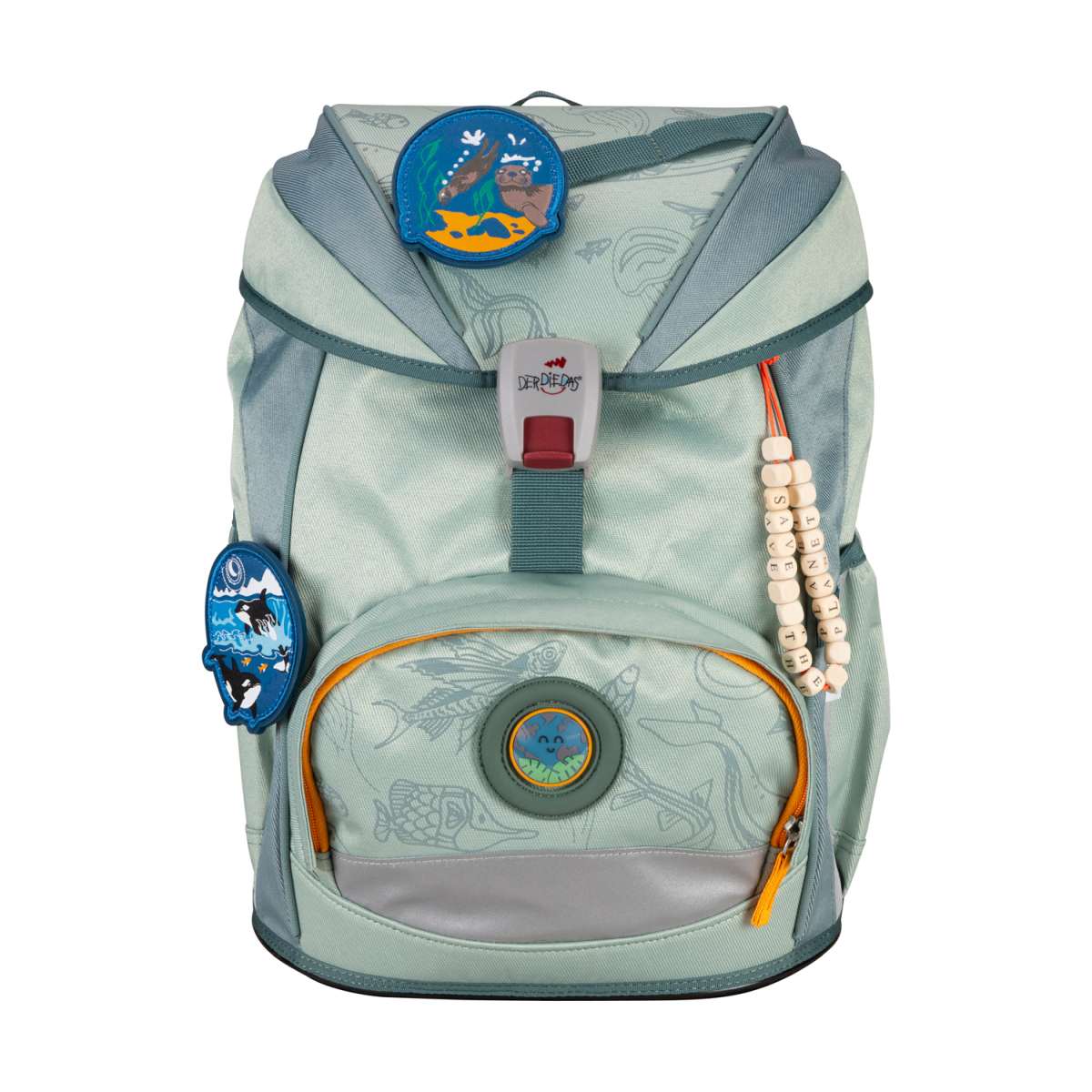 DerDieDas ErgoFlex ECO Schulranzen-Set 5tlg. Grey Planet